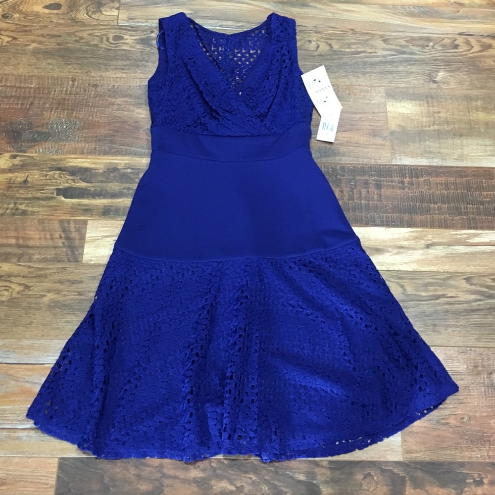 Sapphire Blue Mod Cloth Dress - worn twice